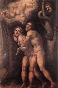 Pontormo, Jacopo The Expulsion from Earthly Paradise Sweden oil painting artist